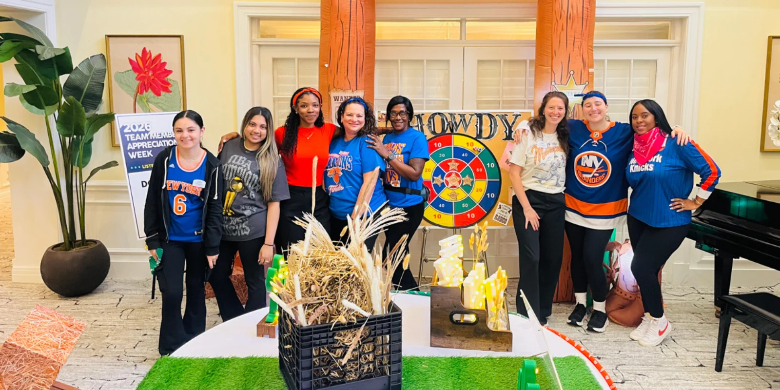 Team Member Appreciation Week at The Bristal at North Woodmere - a spinning wheel game
