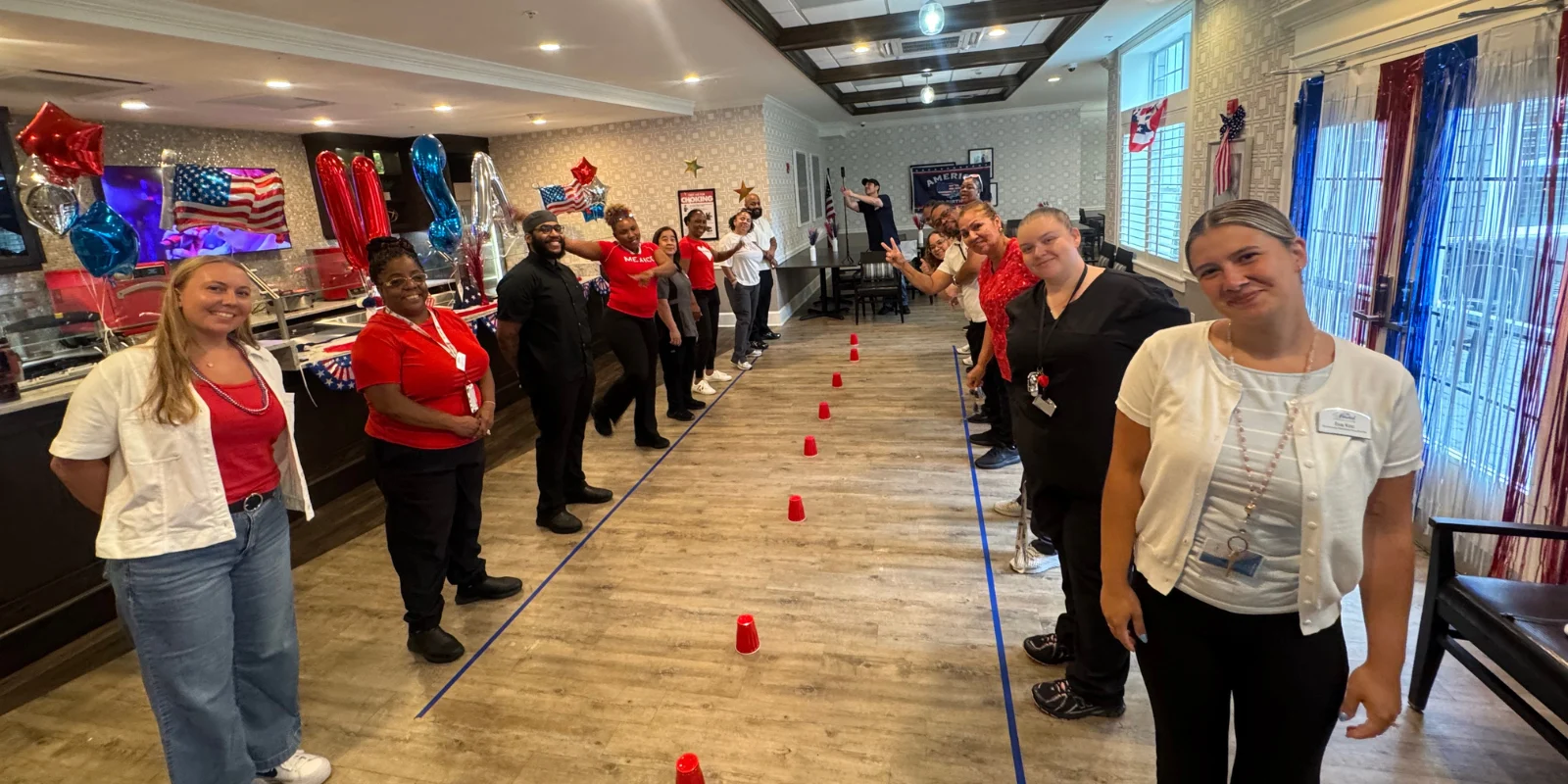 Team Member Appreciation Week at The Bristal at Wayne - friendly, competitive games were played