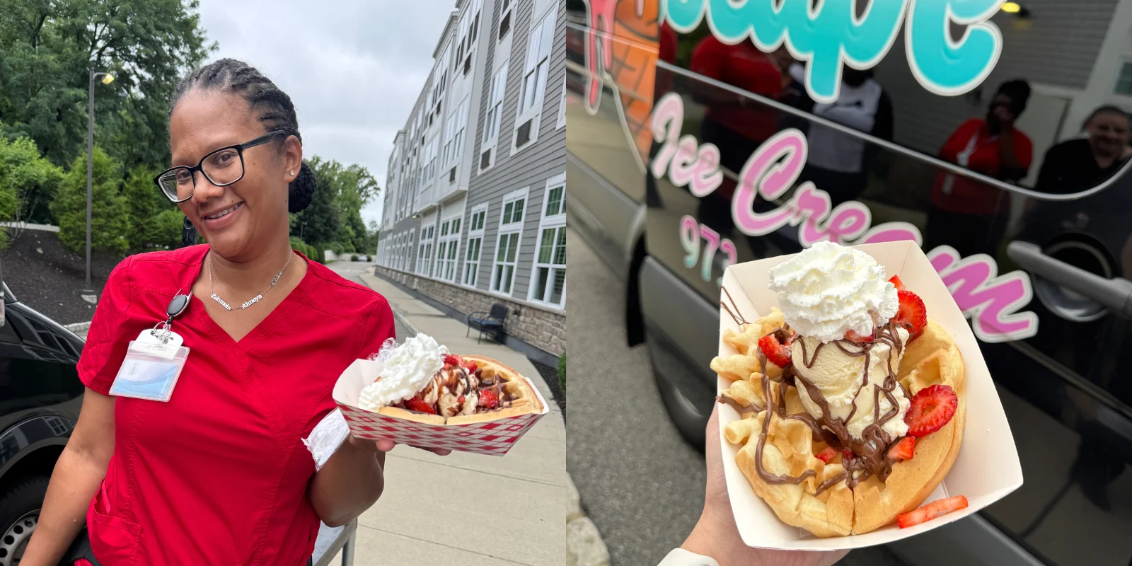 Team Member Appreciation Week at The Bristal at Wayne - waffle truck was a big hit with team members
