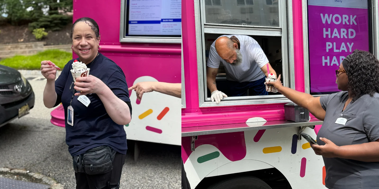 Team Member Appreciation Week at The Bristal at Woodcliff Lake - a visit from the ice cream truck