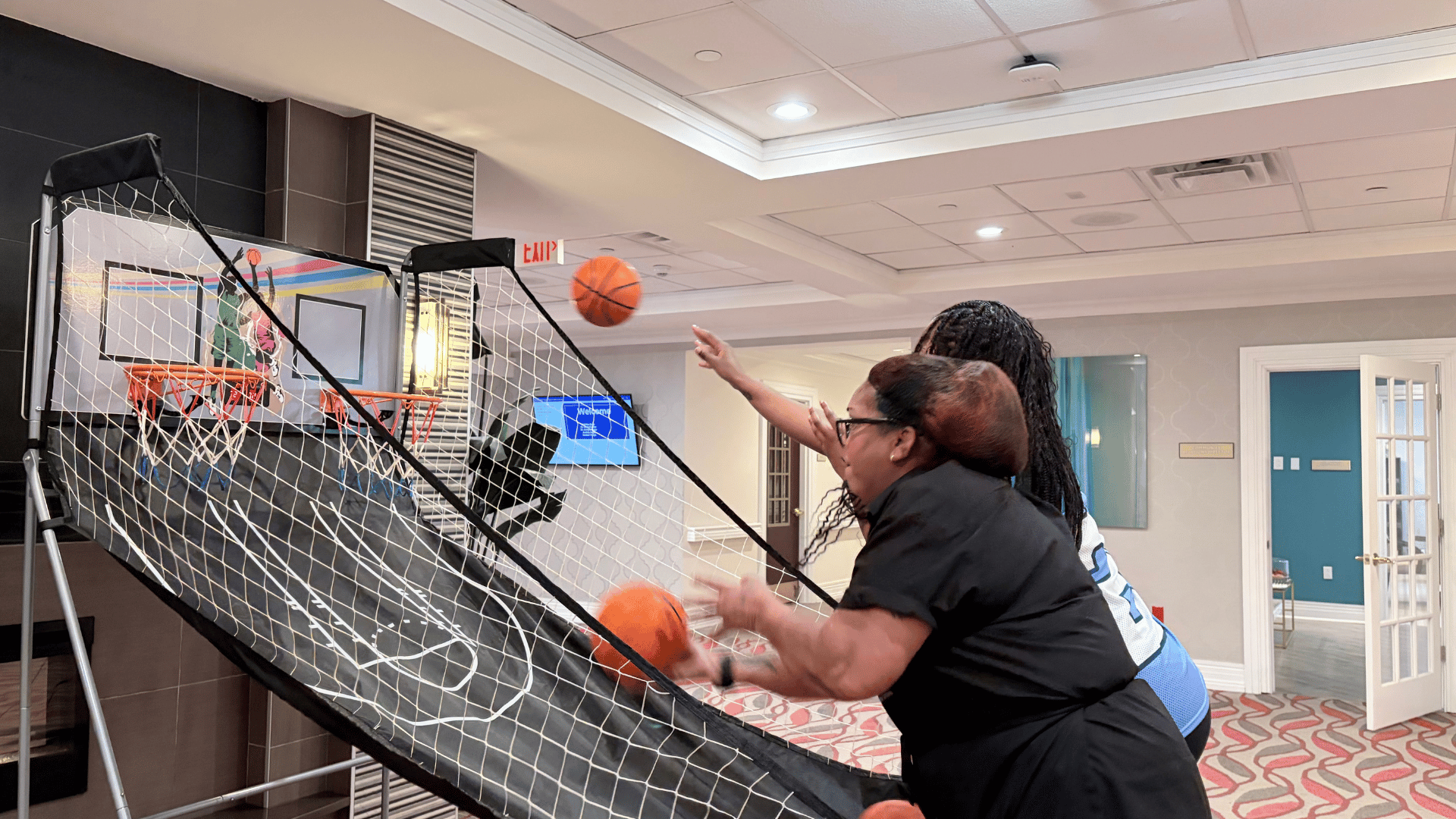 Team Member Appreciation Week at The Bristal at White Plains - Team members compete in a basketball challenge
