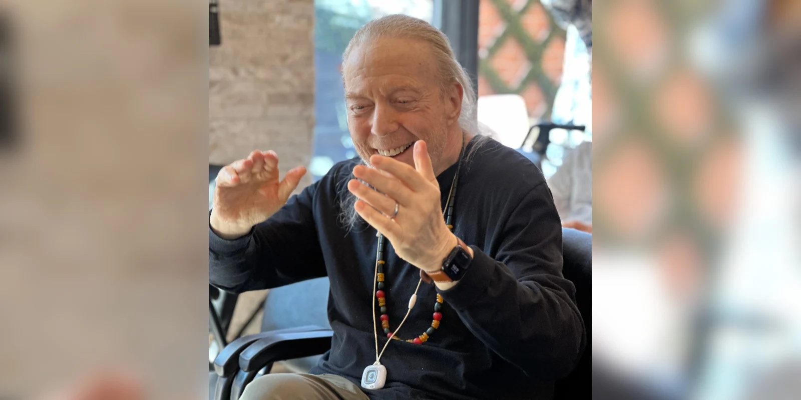 The Bristal at York Avenue Celebrates Team Week - Resident joins in the fun