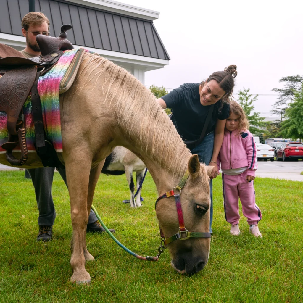 Petting Zoo at The Bristal at Jericho for Grandparents Day