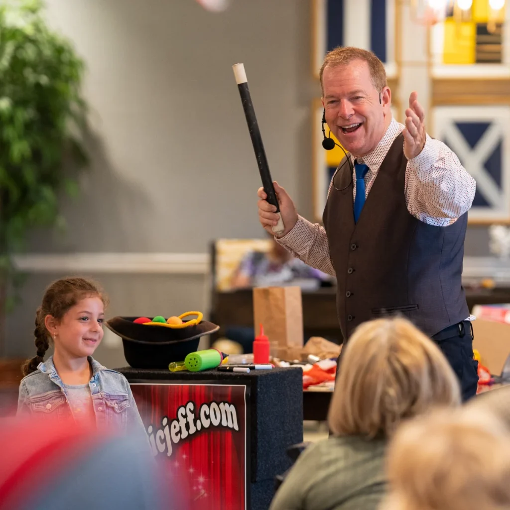 Magic Show at The Bristal at Jericho for Grandparents Day