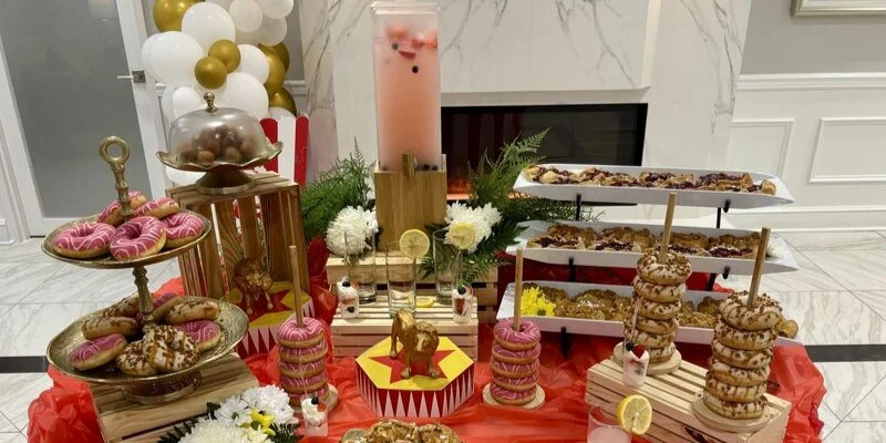 Grandparents Day at The Bristal at Lynbrook - a carnival treat display of beautiful foods