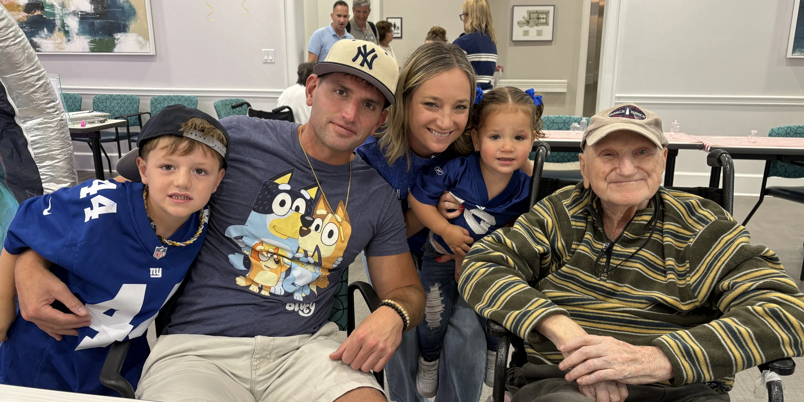 Grandparents Day at The Bristal at Mount Sinai - Family poses together for pictures