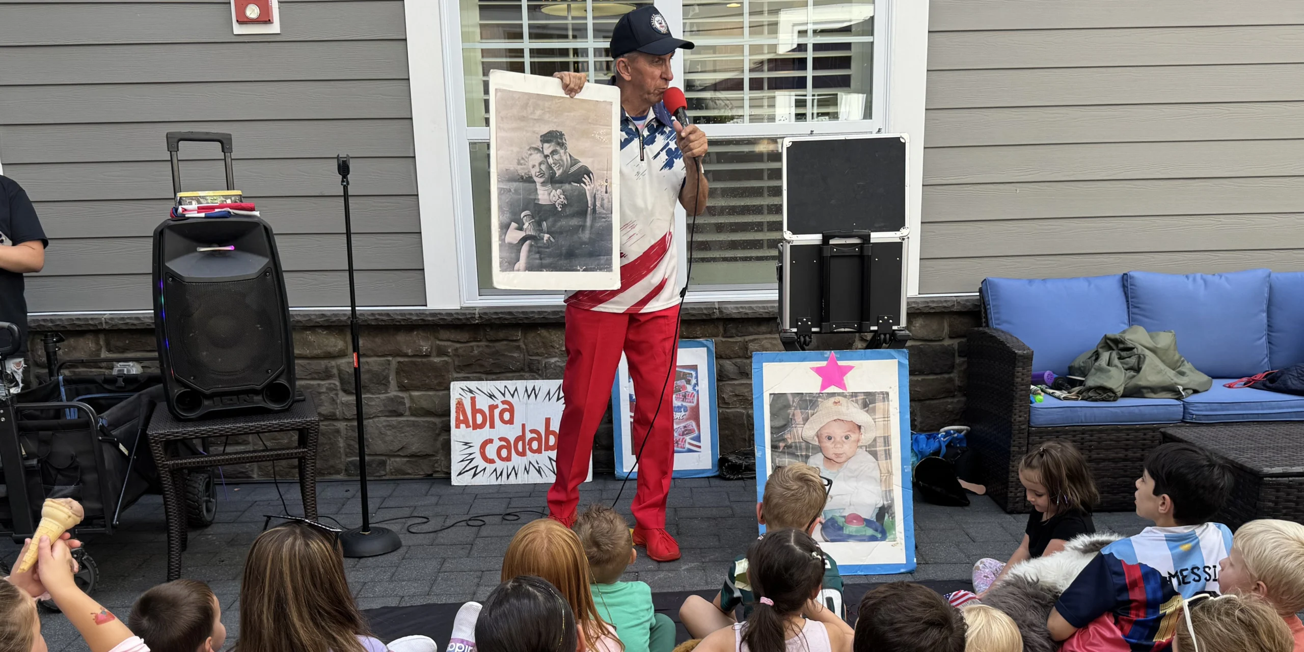Grandparents Day at The Bristal at Wayne - Grandchildren entertained at a live show