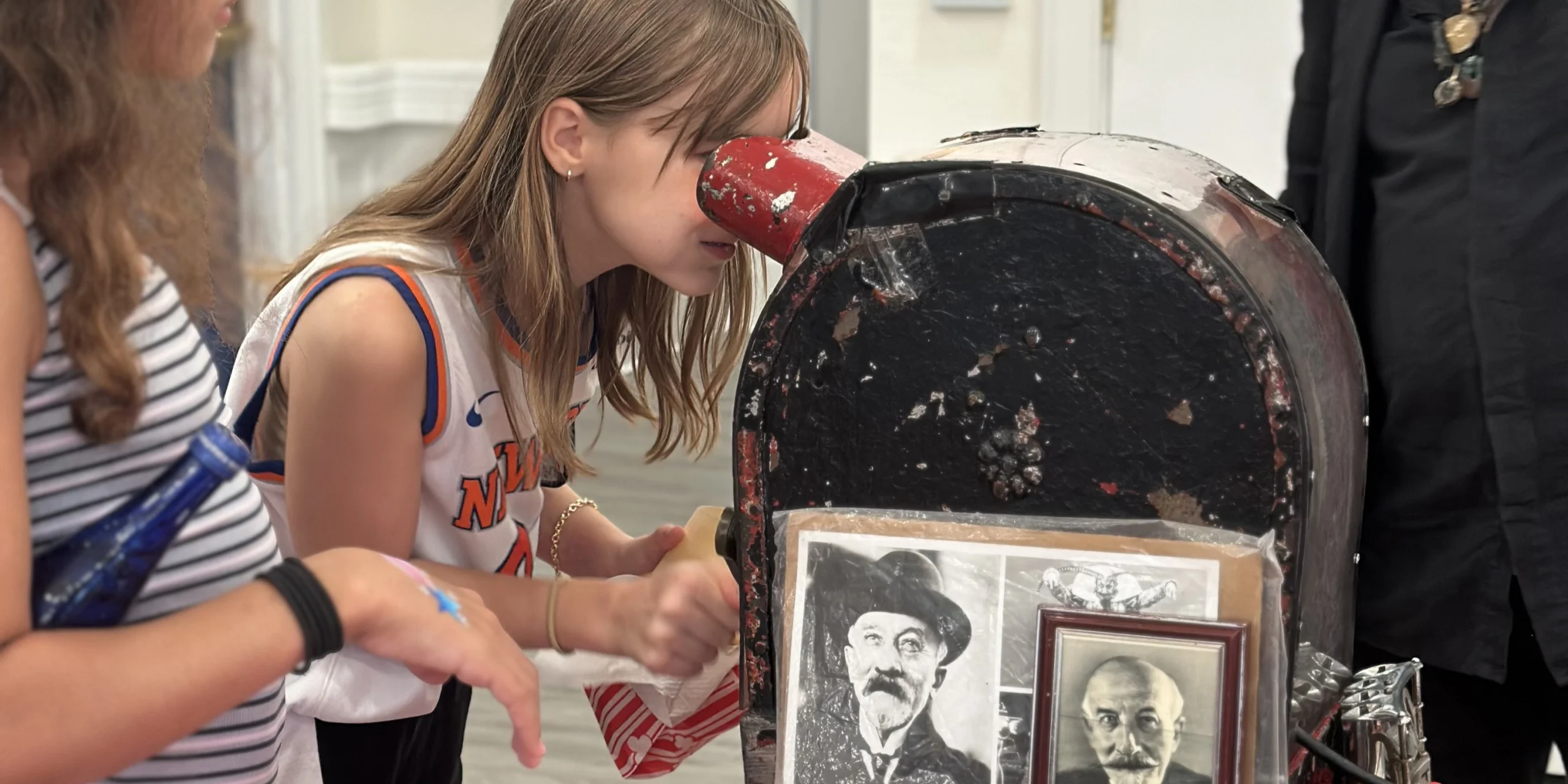 Grandparents Day at The Bristal at York Avenue - live immersive museum captivates resident's grandchild